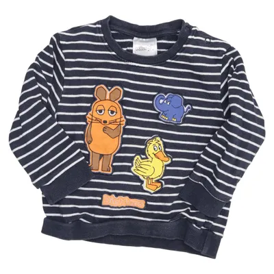 Sweatshirt (Blå, Hvid, Flerfarvet) fra DieMaus Bomuld