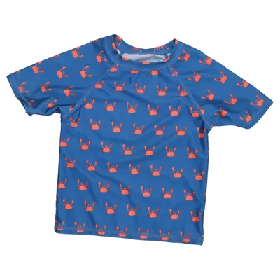 Zwemshirt (Blauw, Rood) Elastaan, Polyester