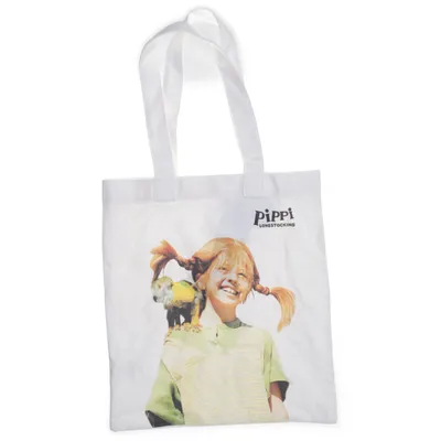 Tygpåse (Vit, Flerfärgad) från Pippi