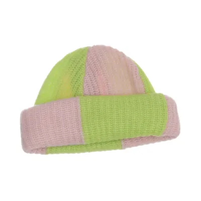 Beaniemössa (Grön, Rosa) från Stine Goya Alpackaull, Polyamid, Ull