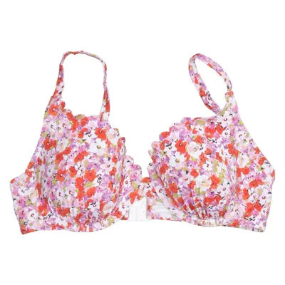Bikini top (Pink, Multicolored) from Lascana Elastane, Polyamide