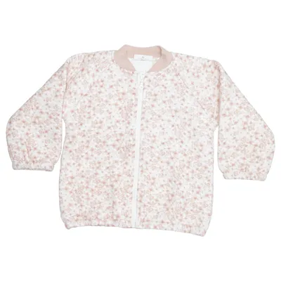 Blouson (Blanc, Rose) de Fixoni Coton, Polyester