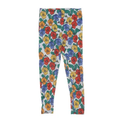 Leggings (Wit, Meerkleurig) van Mini Rodini Katoen, Elastaan