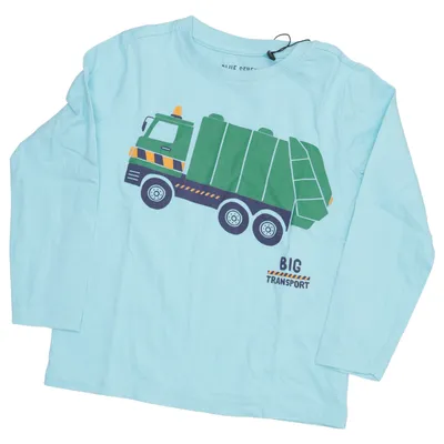 Long sleeve T-shirt (Blue, Multicolored) from Blue Seven Cotton