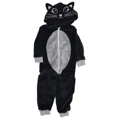 Mjukisdräkt (Svart, Grå) Polyester