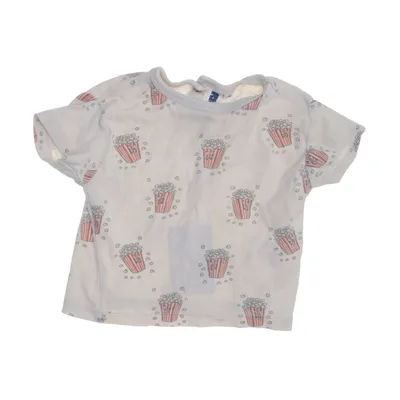 T-shirt (Beige, Flerfärgad) från Rikiki Bomull