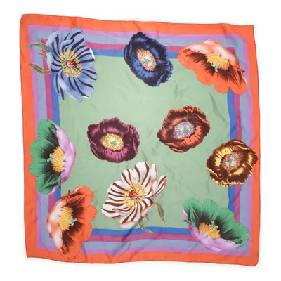 Näsduk (Grön, Flerfärgad)