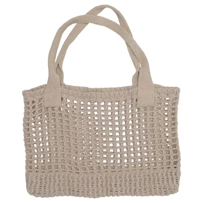Strandtas (Beige) Polyester