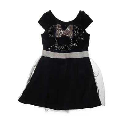 Jurk (Zwart) van Minnie Mouse Elastaan, Polyester