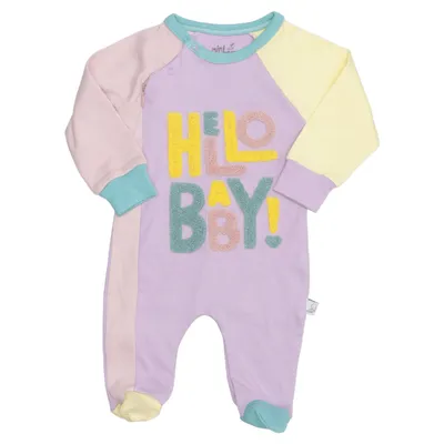 Rompertjes (Lila, Meerkleurig) van Mini Born Katoen