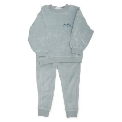 Mjukisset (Grön) från H&M Bomull, Polyester, Elastan