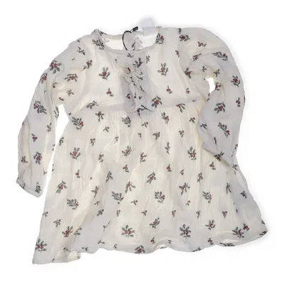 Klänning (Vit, Röd, Grön) från H&M Bomull