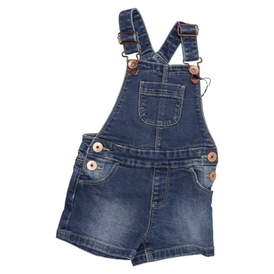 Overalls shorts (Blå) fra Baby Girl Bomuld, Elastan, Polyester, Viscose