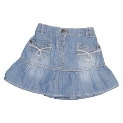 Jupe en jean (Bleu) de Next Coton