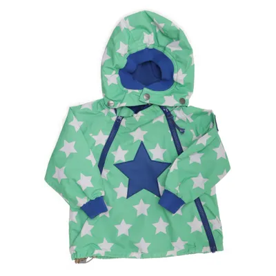Veste (Vert, Bleu, Blanc) de Racoon Coton, Polyester