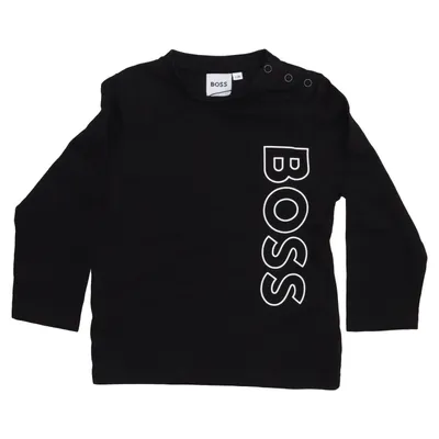 Long sleeve T-shirt (Black) from Hugo Boss Cotton, Elastane