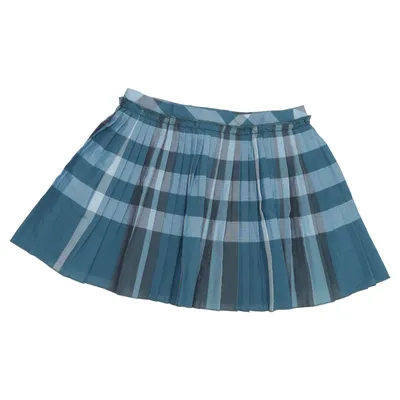 Rok (Blauw, Grijs) van Burberry Katoen, Polyester
