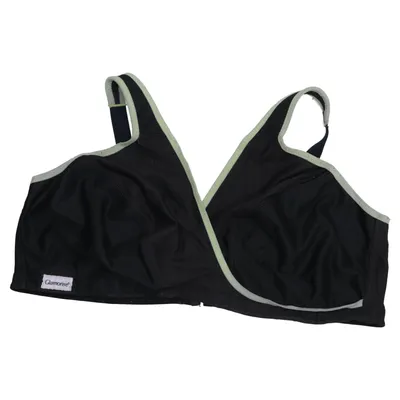 Sport-BH (Svart, Grön) från Glamorise Elastan, Polyester