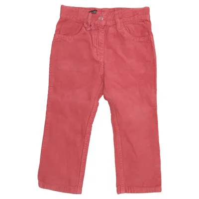 Pantalon en velours (Rouge) de Petit Bateau Coton