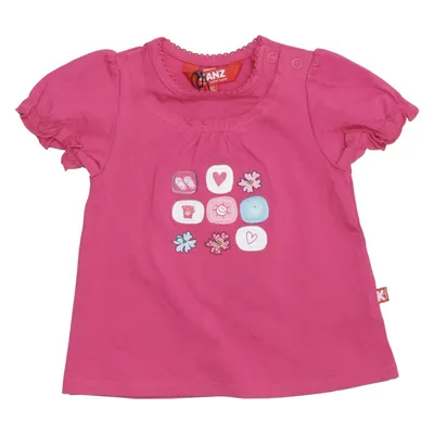 T-shirt (Pink) from Kanz Cotton, Elastane