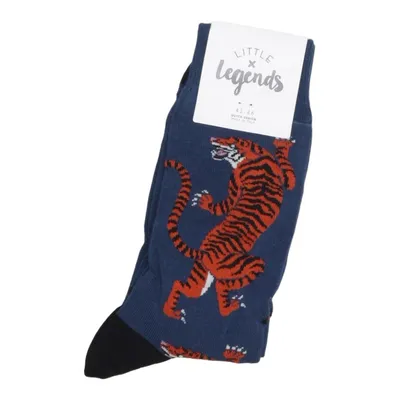 Chaussettes (Bleu, Orange, Noir) de Little Legends Coton, Élasthane, Polyamide