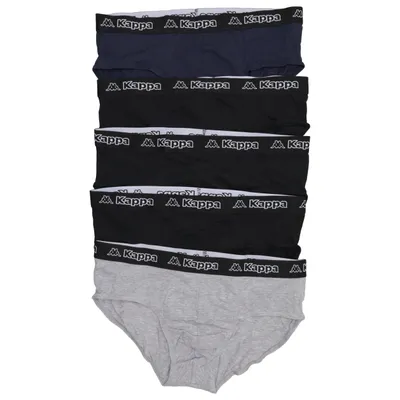 Ondergoed (Zwart, Grijs, Blauw) van Kappa Katoen, Elastaan, Viscose
