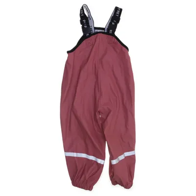 Hängselbyxor (Rosa, Grå) från Polarn O. Pyret Polyester, Polyuretan