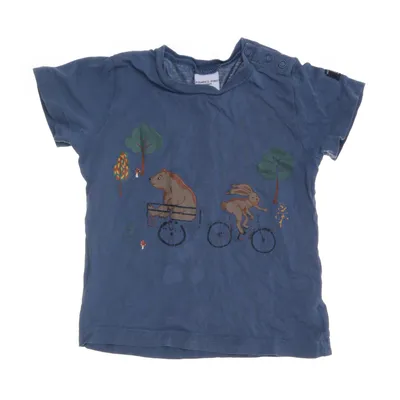 T-shirt (Blue) from Polarn O. Pyret Organic cotton