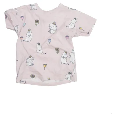 T-shirt (Roze, Meerkleurig) van Moomin by Lindex Katoen