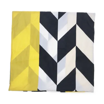 Pillowcase (Black, White, Yellow) from IKEA Cotton
