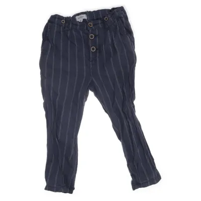 Byxor (Blå, Vit) från Newbie by KappAhl Bomull, Linne