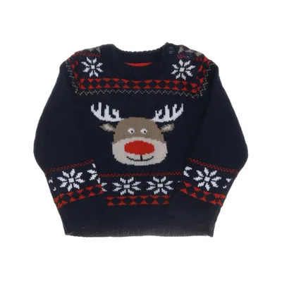 Christmas sweater (Blue, Multicolored) from Little Rebel Acrylic