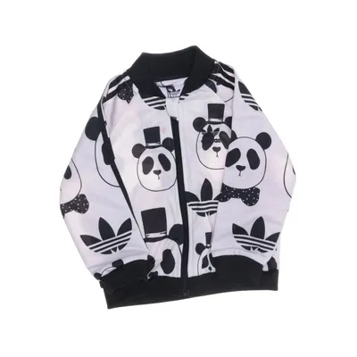 Bomberjacka (Rosa, Svart) från Adidas Mini Rodini Polyester