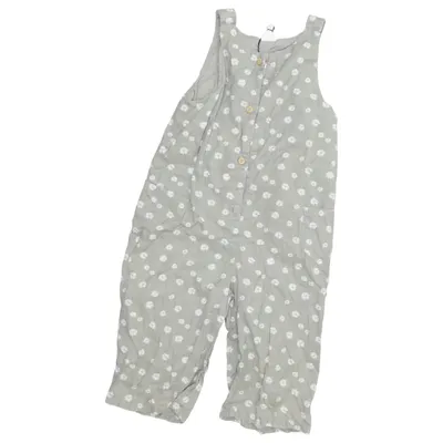 Dungarees (Green, White) from H&M Cotton