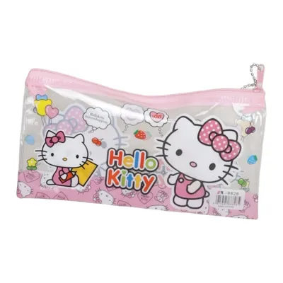 Toilet bag (Pink, Transparent) from Hello Kitty