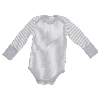 Body (Grau, Weiß) von Müsli Bio-Baumwolle