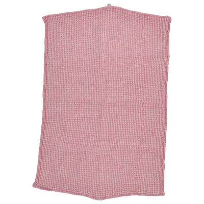 Kitchen towel (Pink, White) from Växbo Lin Linen