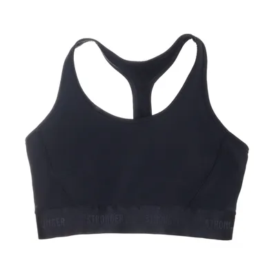 Sport-bh (Zwart) van Stronger Elastaan, Gerecycled polyester