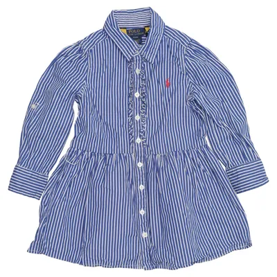 Skjortekjole (Blå, Hvid) fra Polo Ralph Lauren Bomuld