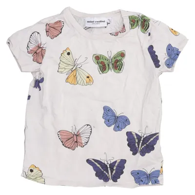 T-shirt (Beige, Multicolore) de Mini Rodini Élasthane, Coton biologique