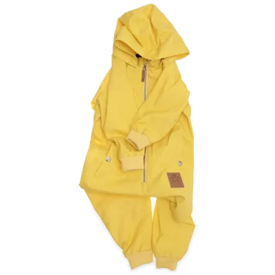 Overall (Geel) van Mini Rodini Katoen, Polyester