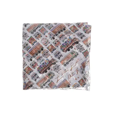 Handkerchief (White, Multicolored) from Eton Silk