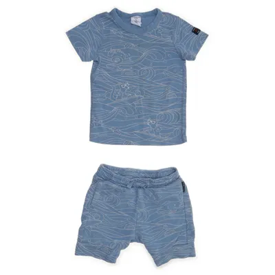 Set (Blauw, Meerkleurig) van Polarn O. Pyret Katoen