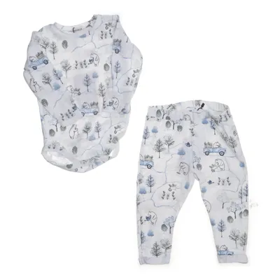 Set (Vit, Blå, Grå) från Newbie by KappAhl Bomull, Elastan