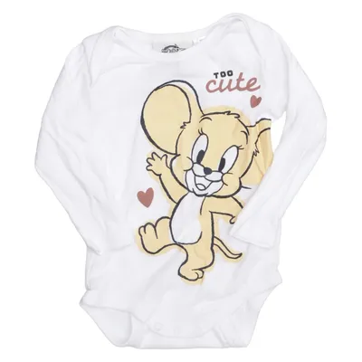 Body (Blanc) de Tom and Jerry Coton biologique