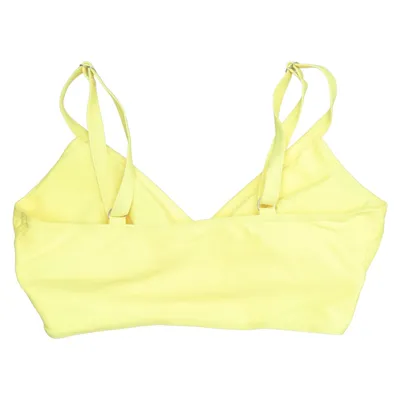Haut de bikini (Jaune) de Zaful Élasthane, Polyamide
