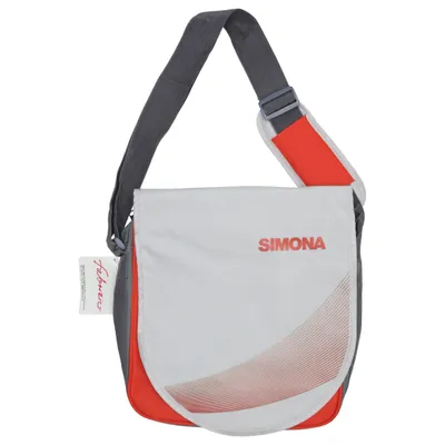 Sac à bandoulière (Gris, Rouge) de Simona