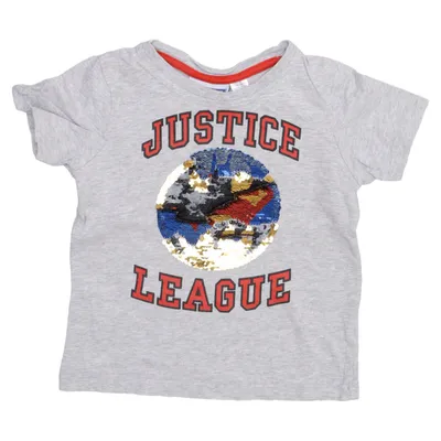 T-shirt (Grijs) van Justice League