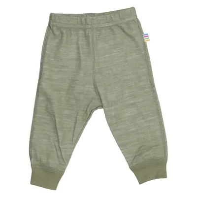 Pantalon thermique (Vert) de Joha Laine de mouton, Polyamide, Viscose