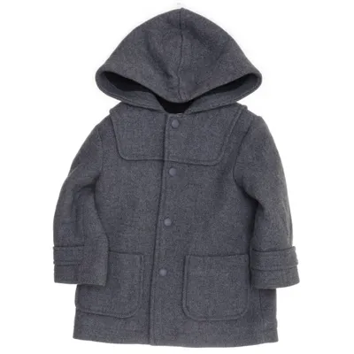 Coat (Gray) from Zara Acrylic, Cotton, Polyester